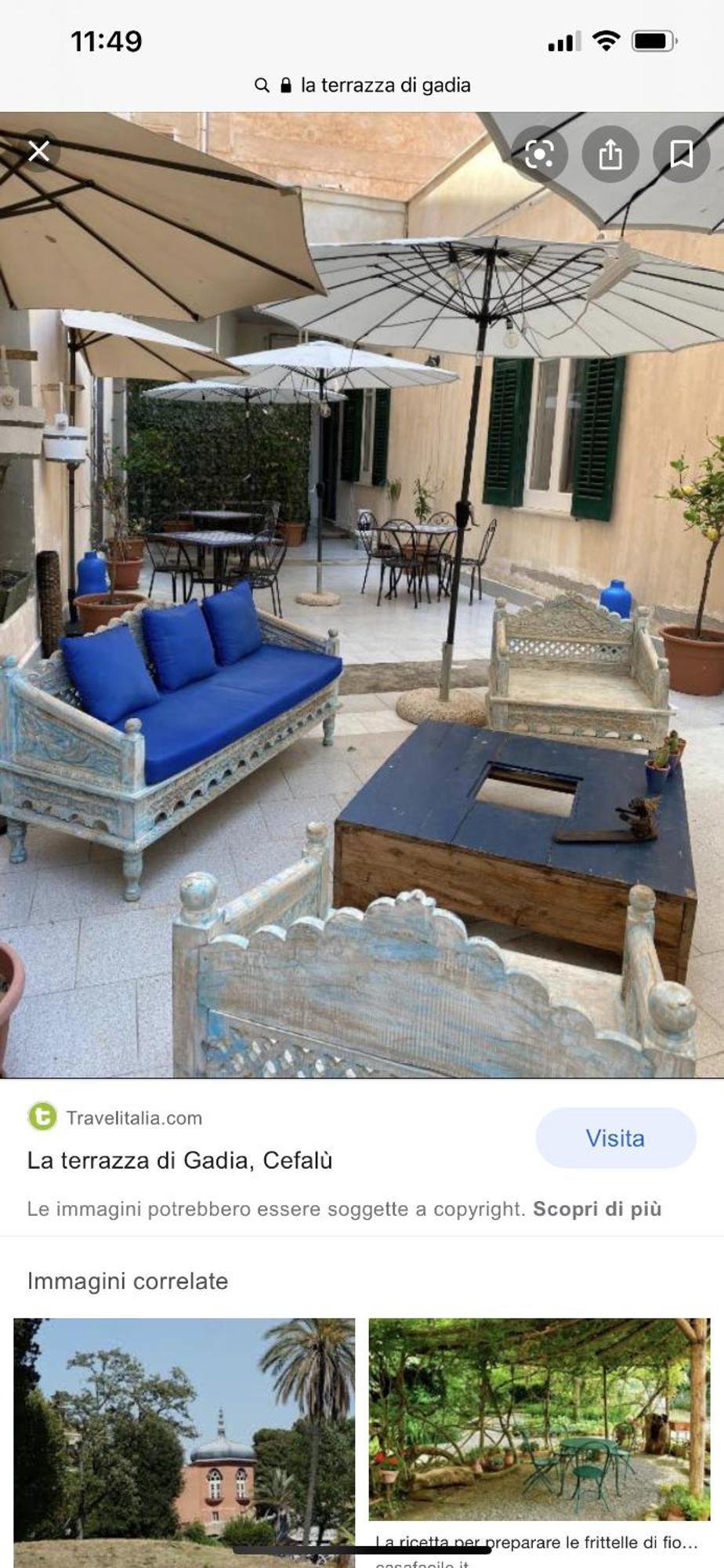 Gadia Hotel Чефалу Екстериор снимка